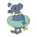 Floatie Bruno Sticker