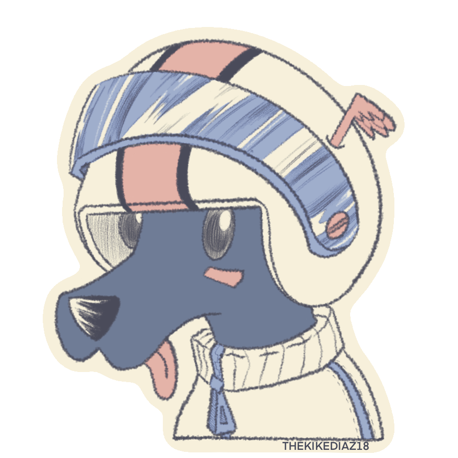 Helmet Bruno Sticker