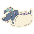 Hot Dog Bruno Sticker